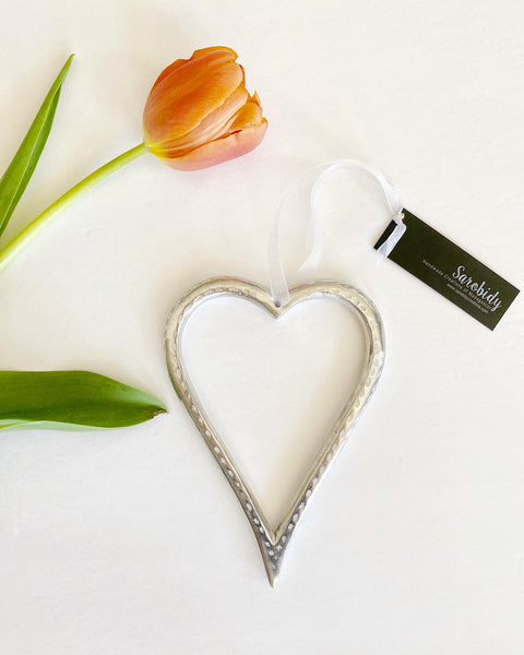 Aluminum Stamped Heart