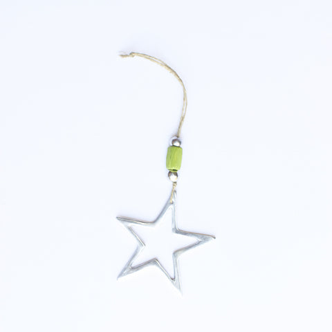 Aluminum Cut-Out STAR Ornament